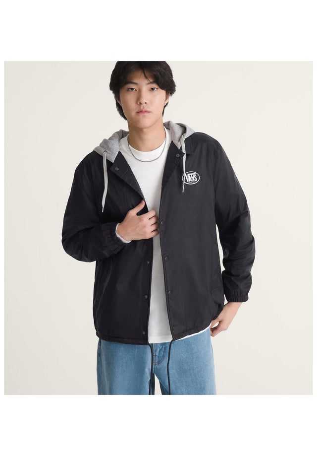 Torrey Hooded Coaches black Vorderansicht