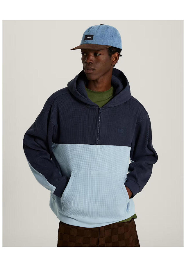 x Rowan Quarter Zip parisiannight-softslate Vorderansicht