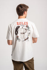 Rules Wild Brew T-Shirt offwhite – Rückenansicht