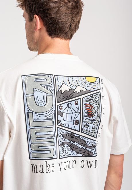 Rules New Terrain T-Shirt offwhite – Detailansicht 1