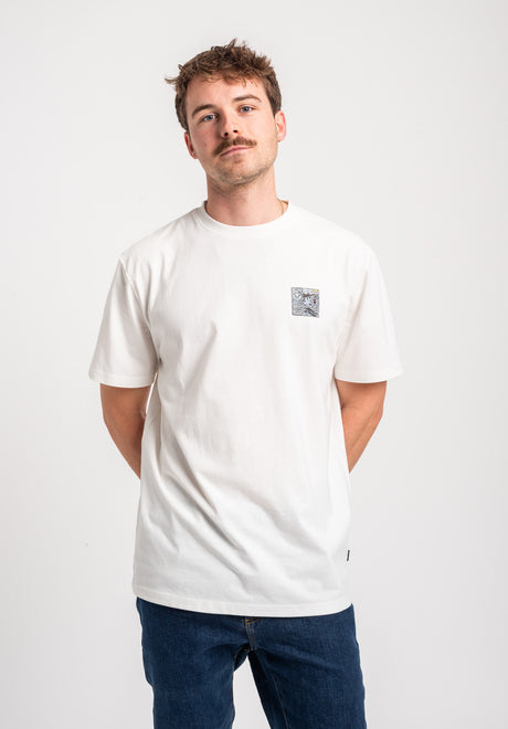 Rules New Terrain T-Shirt offwhite – Vorderansicht