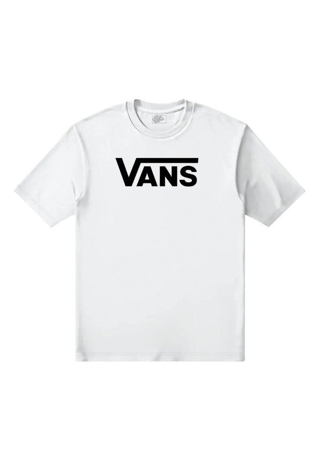 Classic Drop V SS Crew Tee-B white-black Vorderansicht