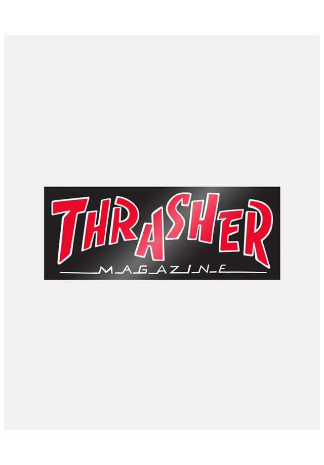 Parra Mag 6x2,375 Sticker black Vorderansicht