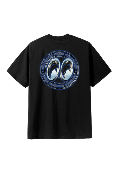Loser-Machine x Mooneyes Chrome Craze Heavweight T-Shirt vintage-black – Rückenansicht