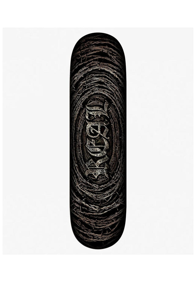 Team Barbed Wire Foil Oval black Vorderansicht