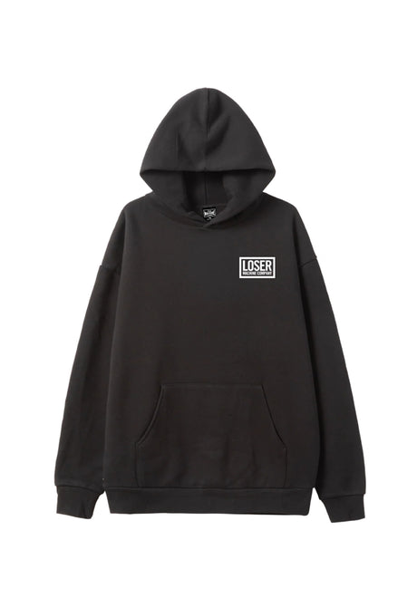 Loser-Machine Loser Box '09 Heavyweight Hoodie black – Rückenansicht