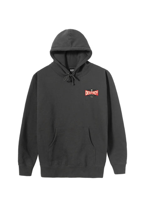 Loser-Machine Hot Spark Hoodie asphalt – Rückenansicht