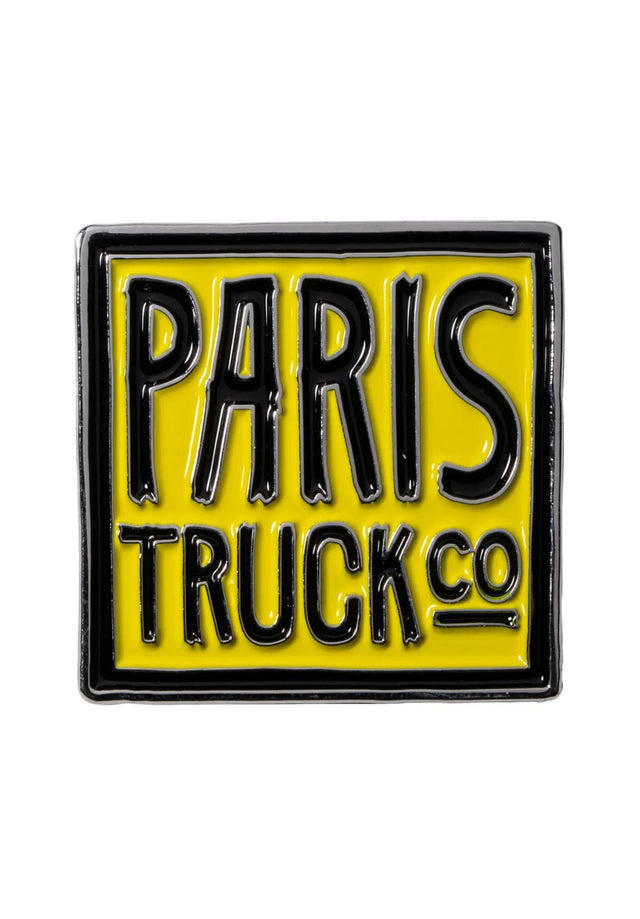 Hipster Logo 1,25 Enamel Pin yellow Vorderansicht