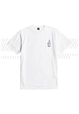 Loser-Machine Benchmark Boxy T-Shirt white – Rückenansicht
