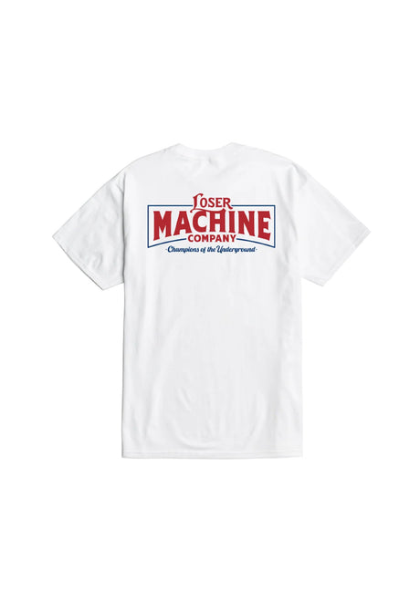 Loser-Machine Benchmark T-Shirt white – Vorderansicht