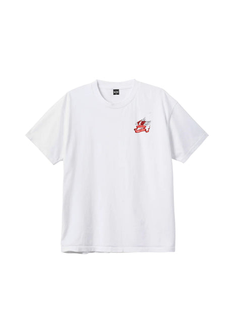 Loser-Machine Fire Starter T-Shirt white-enzyme – Rückenansicht