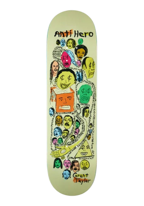 Anti Hero Taylor Expressions Deck beige – Vorderansicht