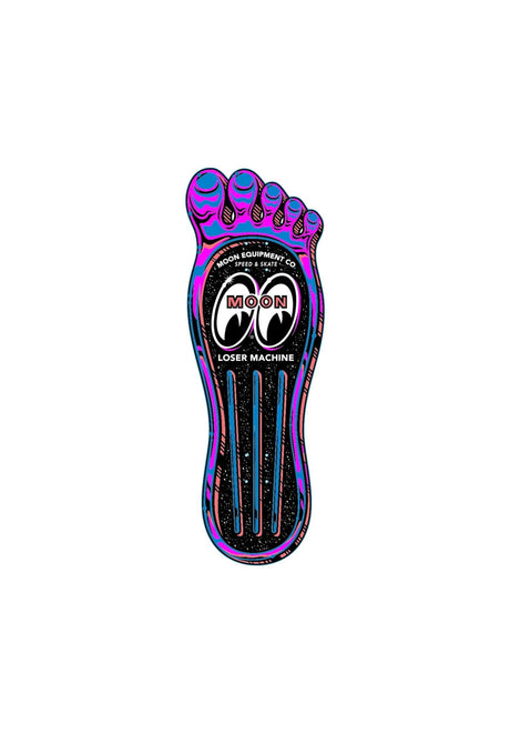 Loser-Machine x Mooneyes Gas Pedal Deck neon – Vorderansicht
