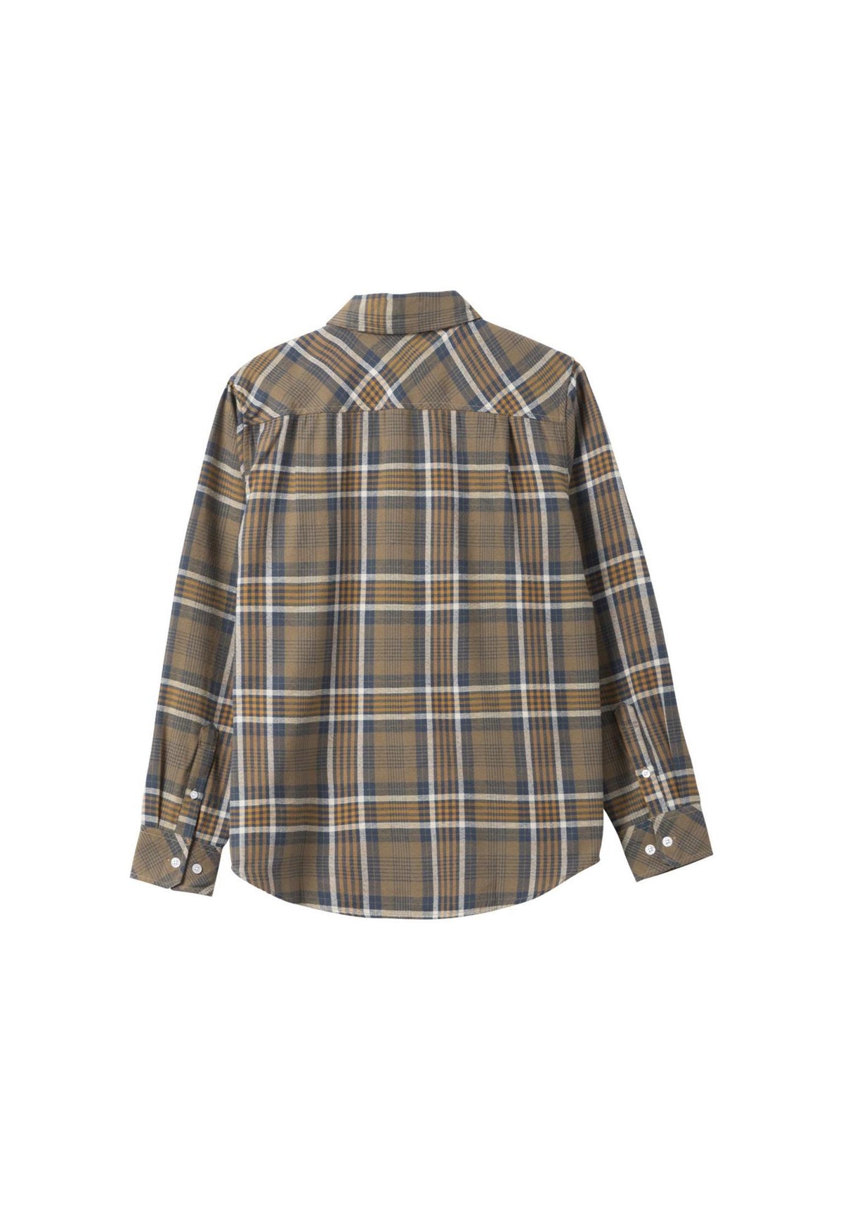 Dark Seas Newton Lightweight Hemd-Langarm grey-navy – Rückenansicht