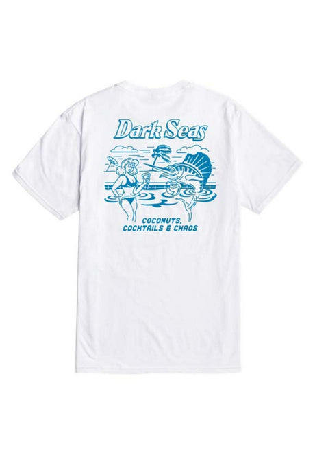Dark Seas Pool Party T-Shirt white – Vorderansicht
