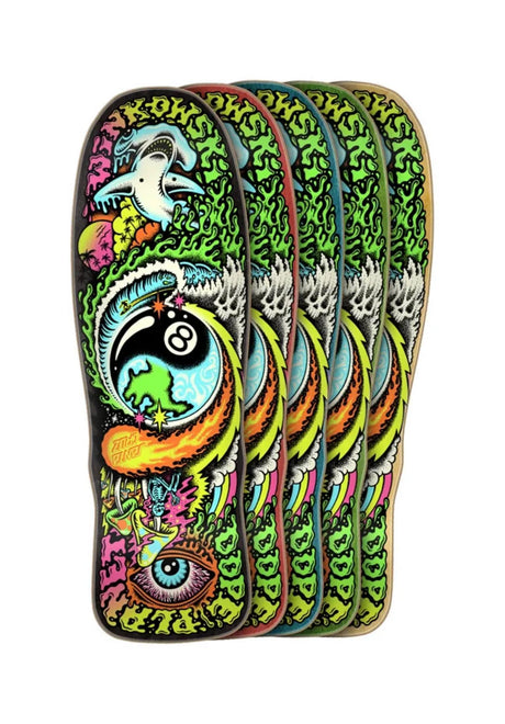 Santa-Cruz Winkowski Dope Planet Micro Freaks Deck multicolored – Vorderansicht