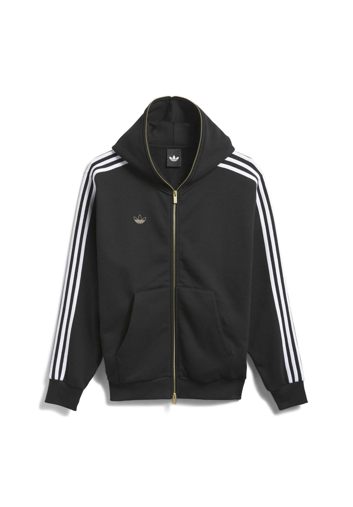 adidas-skateboarding Tysh Trck Jckt Zip-Hoodie black-white – Detailansicht 1
