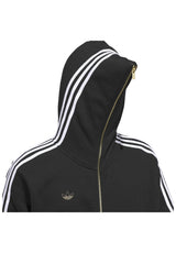 adidas-skateboarding Tysh Trck Jckt Zip-Hoodie black-white – Detailansicht 2