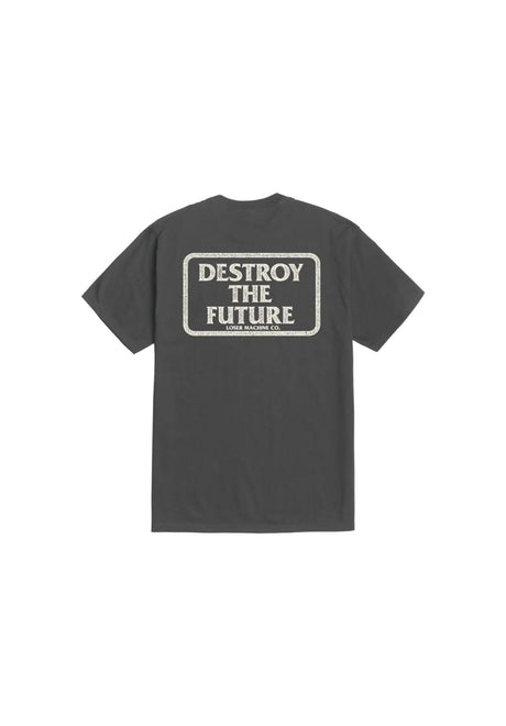 Loser-Machine Destroy Gravel Heavyweight Sweatshirt black – Vorderansicht