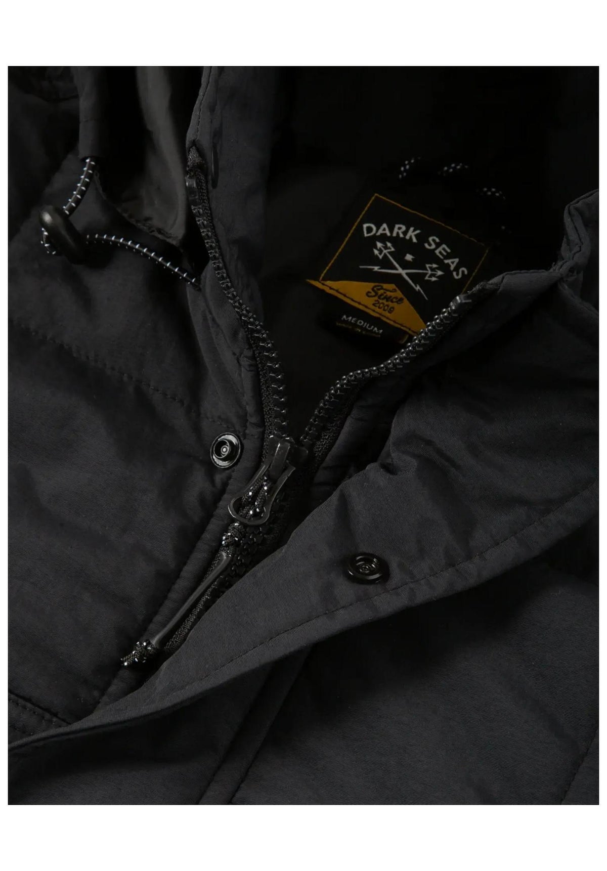 Dark Seas Adams Hooded Winterjacke black – Detailansicht 1