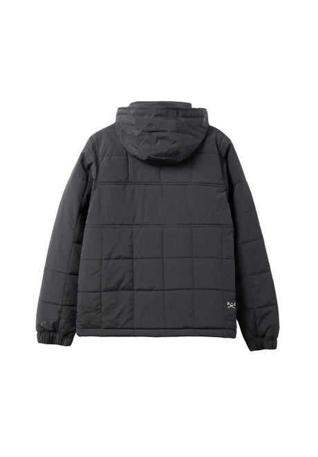 Dark Seas Adams Hooded Winterjacke black – Vorderansicht