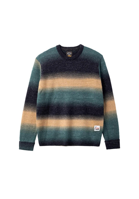 Dark Seas Webb Boxy Sweatshirt green-navy – Vorderansicht