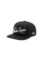 Clinch 5-Panel Canvas Unstructured Strapback black Vorderansicht