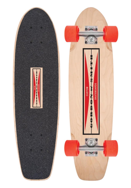 G&S Square Tail 29 Cruiser-Komplett natural – Vorderansicht