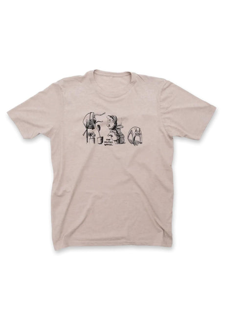 The Heated Wheel Mid July T-Shirt creme – Vorderansicht