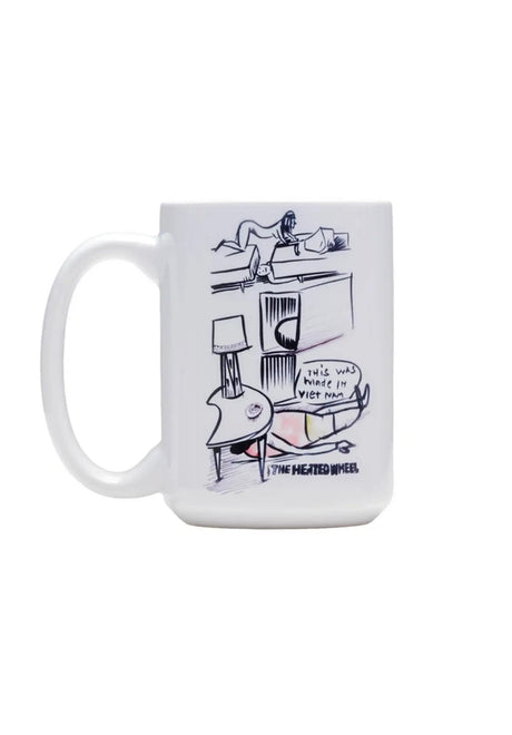 The Heated Wheel Made In Vietnam Coffee Mug diverser Artikel white – Vorderansicht