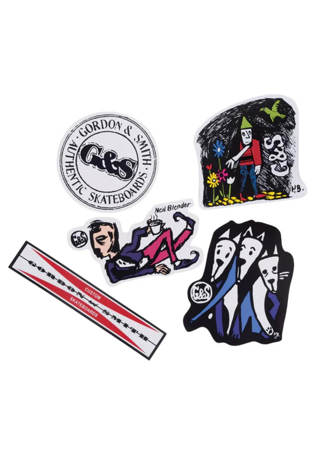 Sticker Pack multicolor Vorderansicht