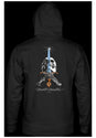 Skull & Sword Premium blacklight Vorderansicht