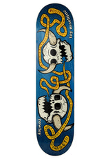 Toy-Machine Rowley Skulls Pro Deck various stains – Vorderansicht
