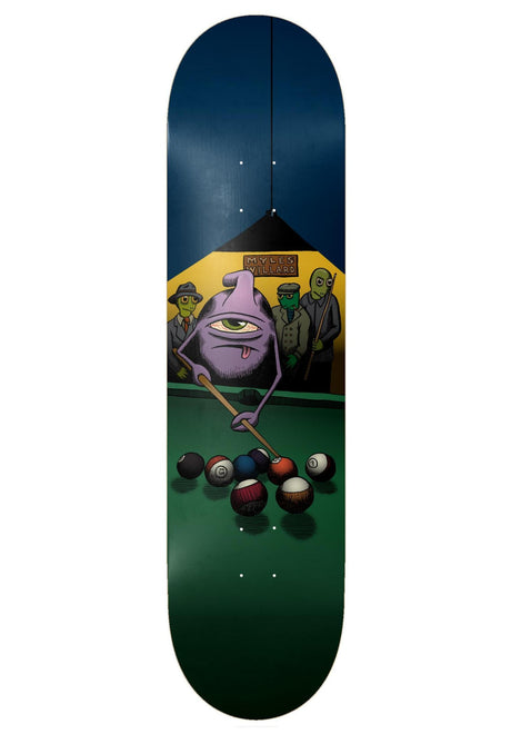 Toy-Machine Willard Hustler Pro Deck multicolored – Vorderansicht