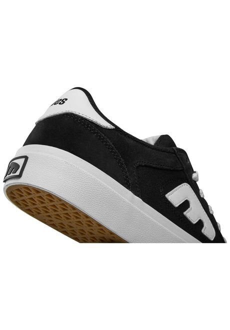 etnies Locut Vulc Schuhe Jungs black-white – Oberansicht