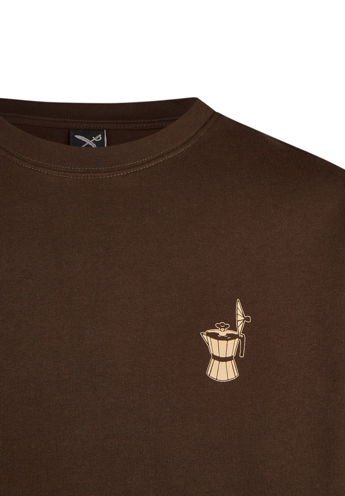 iriedaily Couchboy Crewneck Sweatshirt darkcoffee – Detailansicht 1