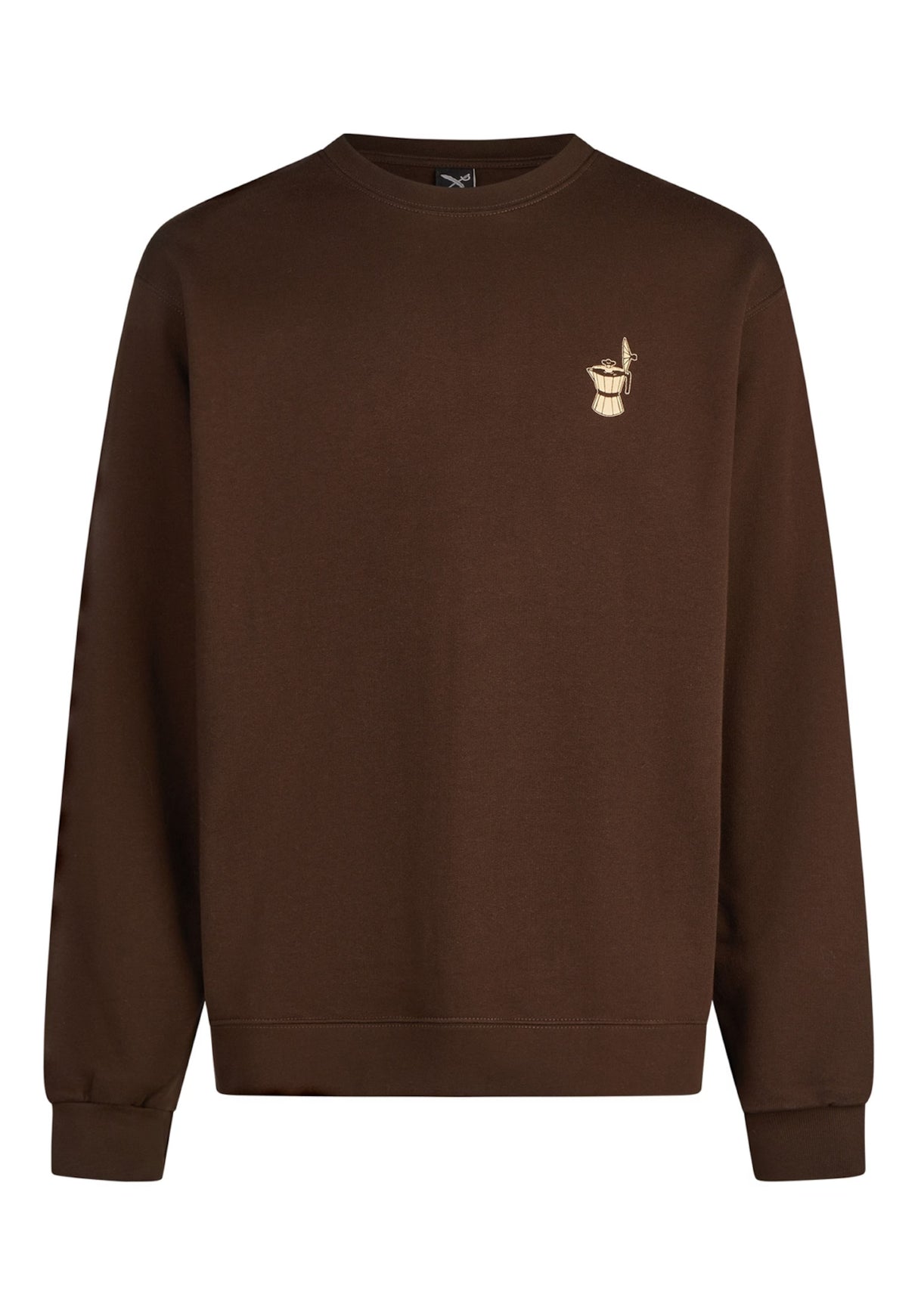 iriedaily Couchboy Crewneck Sweatshirt darkcoffee – Rückenansicht