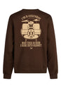 Couchboy Crewneck darkcoffee Vorderansicht