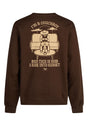 Couchboy Crewneck darkcoffee Vorderansicht