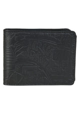 iriedaily Pleather Portemonnaie offblack – Vorderansicht