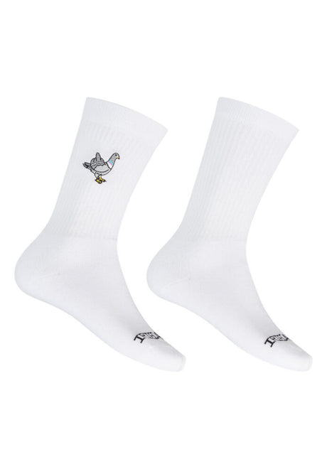 iriedaily Pigeon Finger Socken white – Vorderansicht