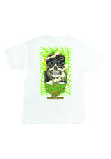 Creature Gravette Hippie Skull 20th Pocket Heavyweight T-Shirt white – Rückenansicht