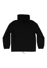 Creature Gravette Cut and Tie Hooded Windbreaker Übergangsjacke black – Rückenansicht