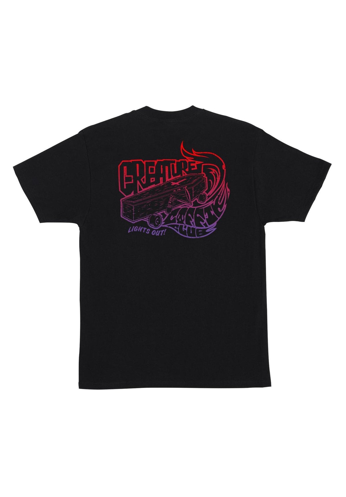 Creature Coffin Club Relic Heavyweight T-Shirt black – Rückenansicht
