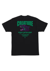 Creature Security Service Heavyweight T-Shirt black – Rückenansicht