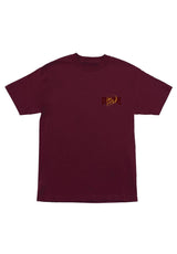 Creature Spiral Skull Heavyweight T-Shirt maroon – Vorderansicht