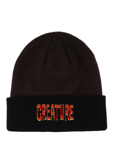 Creature Burn Witch Burn Long Shoreman Mütze brown – Vorderansicht