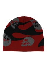 Creature Spiral Skull Heavyweight Mütze maroon-black – Rückenansicht