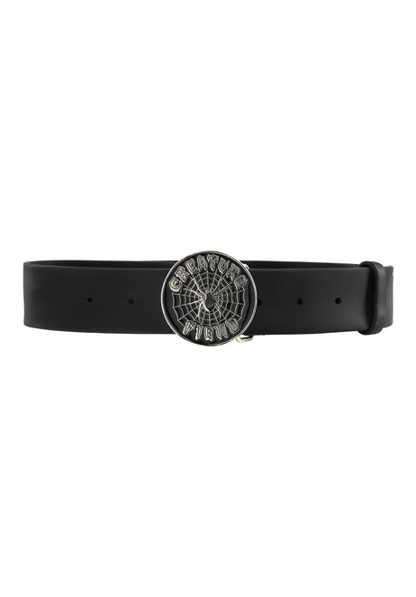 Creature Web Faux Leather Gürtel nickel – Vorderansicht