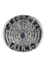 Creature Web Ring in Size 10 diverser Artikel silver – Vorderansicht
